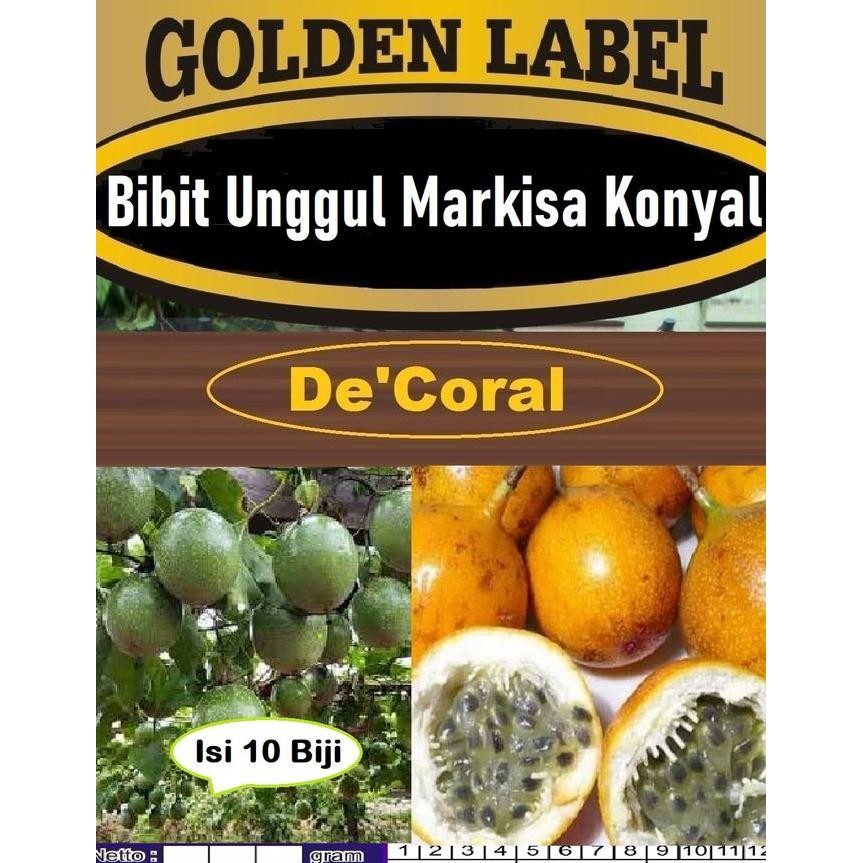 Bibit Ungul Markisa Konyal|Biji Makisa Konyal|Buah Markisa Lokal POLIBAG