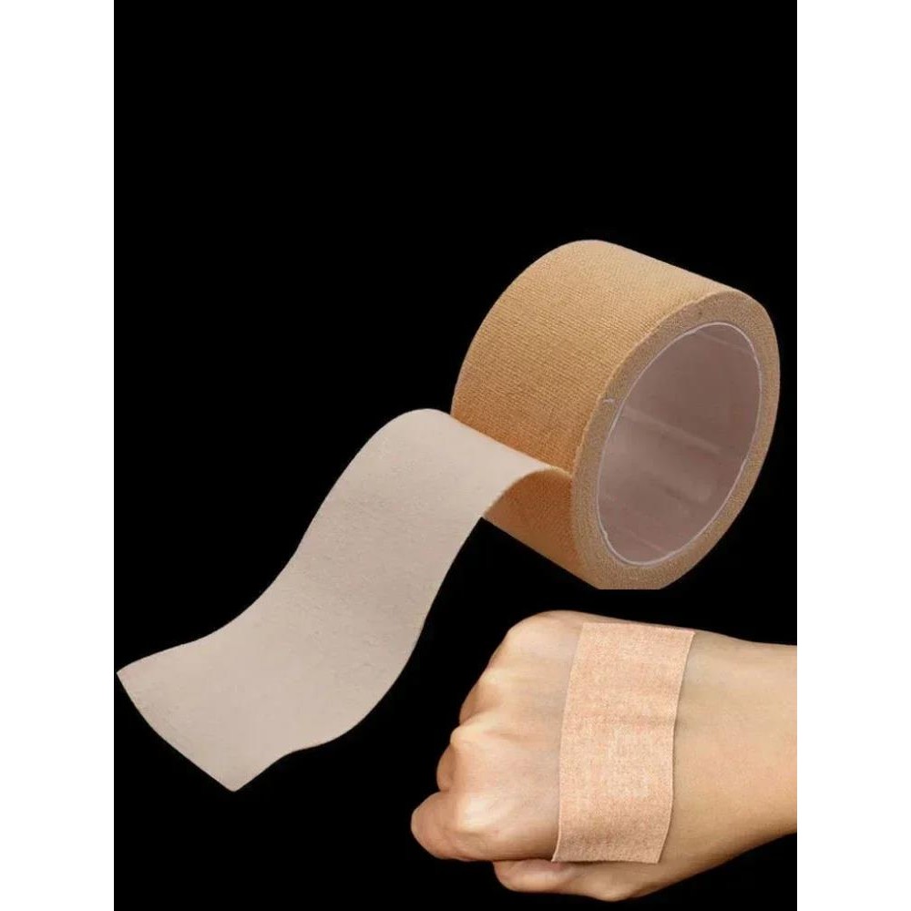 

1pc Perekat Medis Plester Katun Tangan Kaki Penyembuhan Perekat Perban Pita Perban Warna Kulit Perba