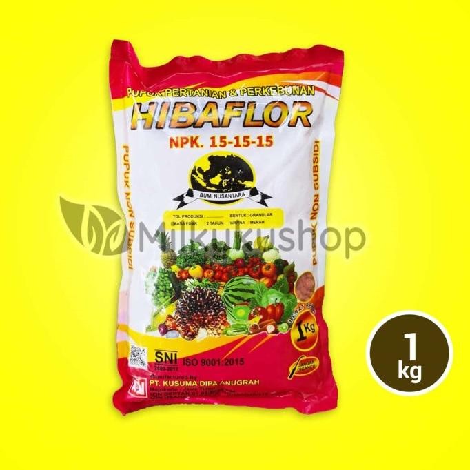 

Terlaris Pupuk Hibaflor Npk 15 15 15 Berat 1 Kg Kemasan Pabrik