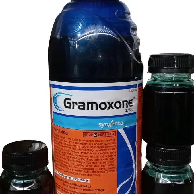 

Terlaris Eceran Gramoxone Dlm Botol Repack 100 Ml Untuk 1 Tangki Basmi Gulma Di Pekarangan Rumah, Lahan Jagung Dan Lahan Cabe