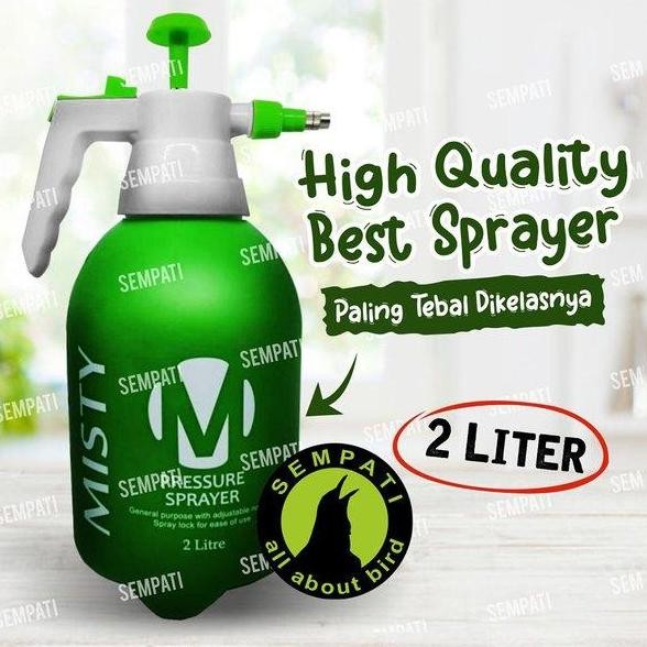 

Terlaris Semprotan Misty 2 Liter Spray Gun Pompa Hand Pump Alat Semprot Desinfktan Hama Burung Tanaman Pupuk Sangkar Kandang Pressure Sprayer Disinfektan Msty2