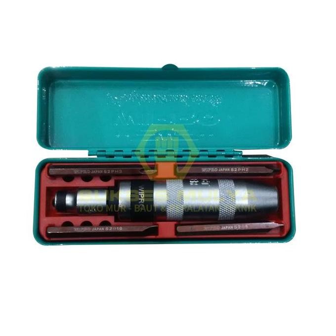 Spesial Impact Screwdriver Obeng Ketok Set Wipro 6 Pcs