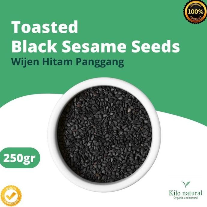 

Terlaris Wijen Hitam Panggang 250Gr / Toasted Black Sesame Seed 250Gr