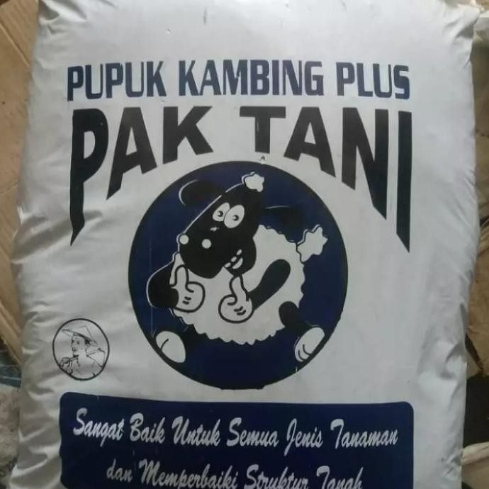 

Terlaris Pupuk Kandang Kambing Plus Organik Pak Tani 9Kg [Ready Stock]
