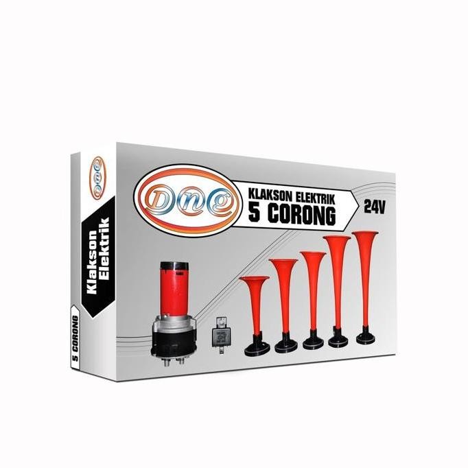 New Klakson Elektrik Telolet Bus Truk 5 Corong 24V