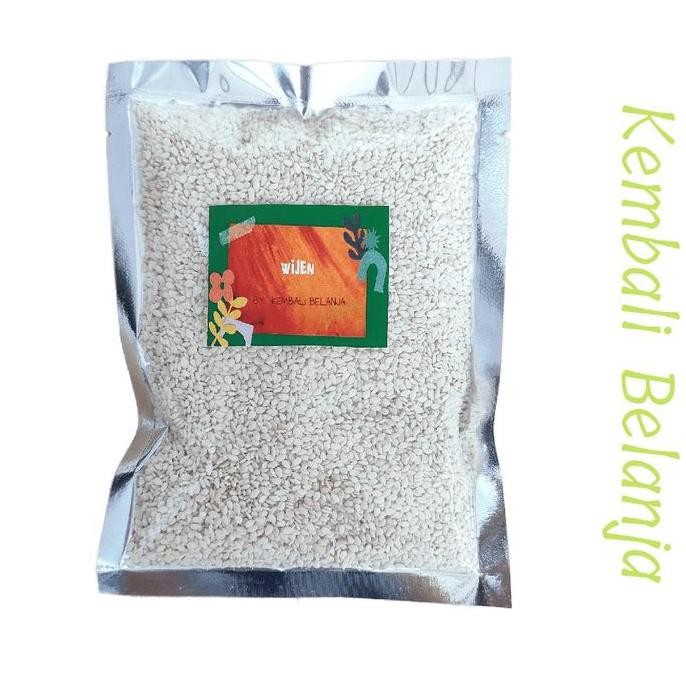 Terlaris Wijen Putih 50 Gram/ Wijen Onde-Onde/ Sesame Seed