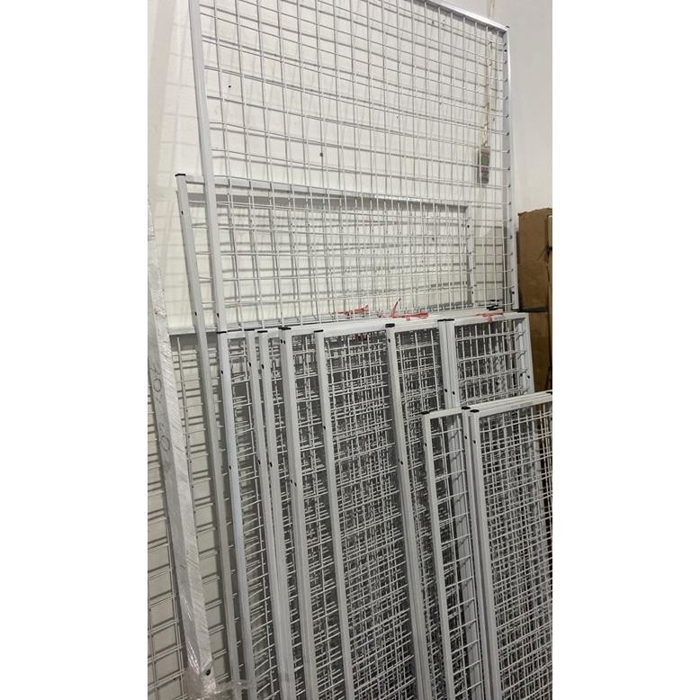 NEW NEW paket rak ass, 1 pcs wiremesh 100x200. 2 pcs wiremesh 100x150 dan 3 pcs kaki mundo