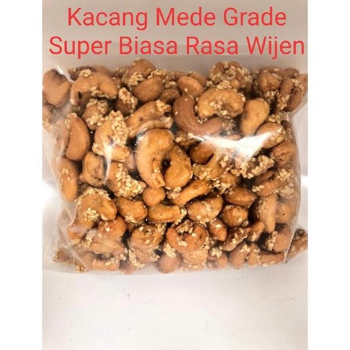 

Terlaris 110Rb/Kg Kacang Mede Super Biasa Rasa Wijen