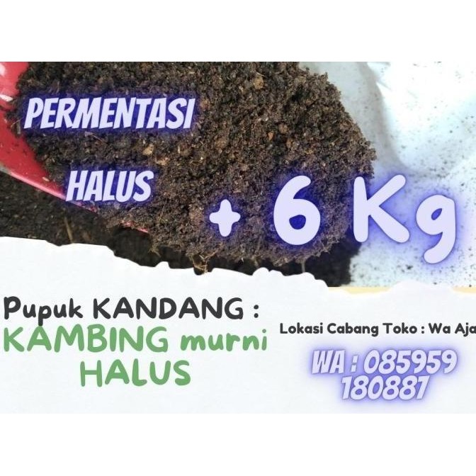 Terlaris Pupuk Kandang Kambing Organik Setia Tani -Grosir Pondokgede