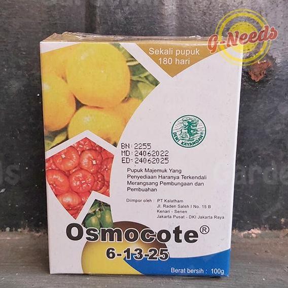 

Terlaris Dekastar 6-13-25 (Osmocote) Bunga & Buah 100Gr Npk