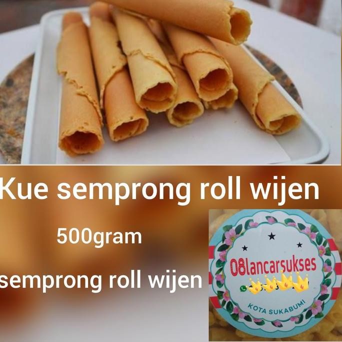 

Terlaris Kue Semprong Roll Semprong Wijen 500Gram