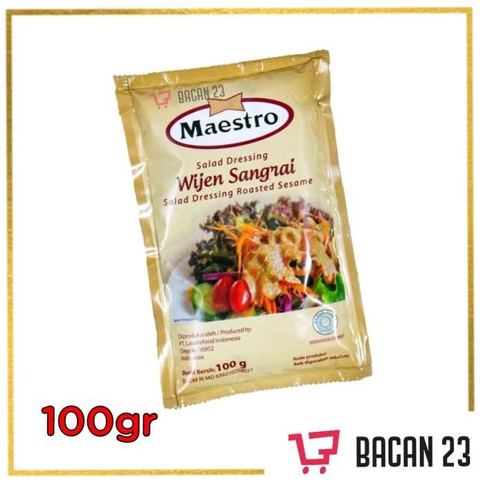 

Terlaris Maestro Wijen Sangrai (100Gr) / Salad Dressing / Roasted Sesame
