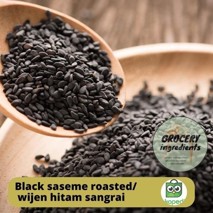 

Terlaris Black Saseme Roasted 50Gr/ Wijen Hitam Sangrai