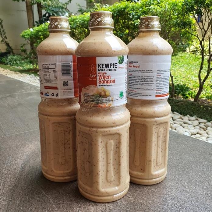 

Terlaris Kewpie Salad Dressing Roasted Sesame / Wijen Sangrai (Botol 1L)