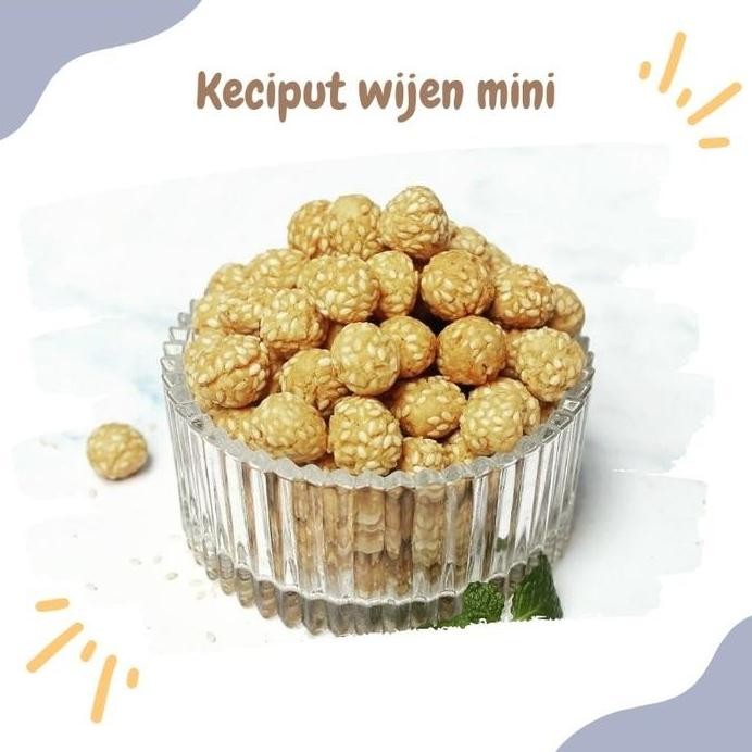 

Terlaris Keciput Wijen Bulat Mini 250Gram Onde Onde Mini Ciput Jajan Jadul