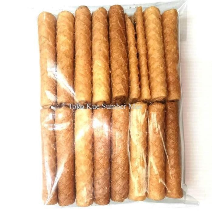 

Terlaris Kue Semprong Lipat/Semprong Dompet Terlaris Rasa Wijen 250 Gram