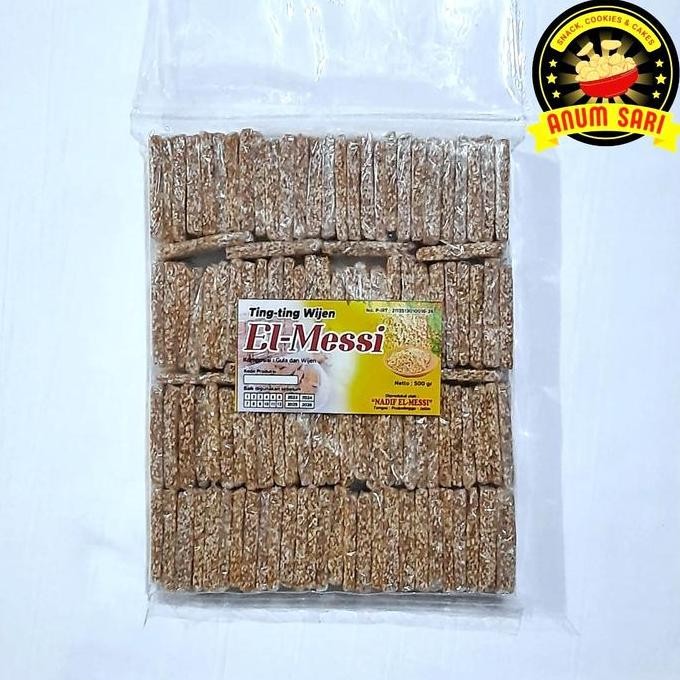 

Terlaris Ting Ting Wijen Khas Probolinggo 500 Gram - Anum Sari