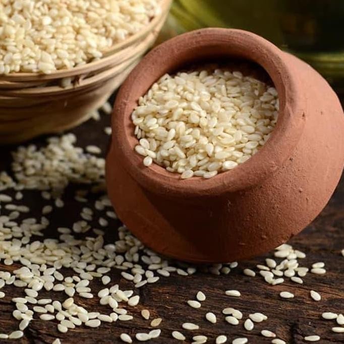 

Terlaris Natural White Sesame Seeds 250Gr (Biji Wijen Putih)