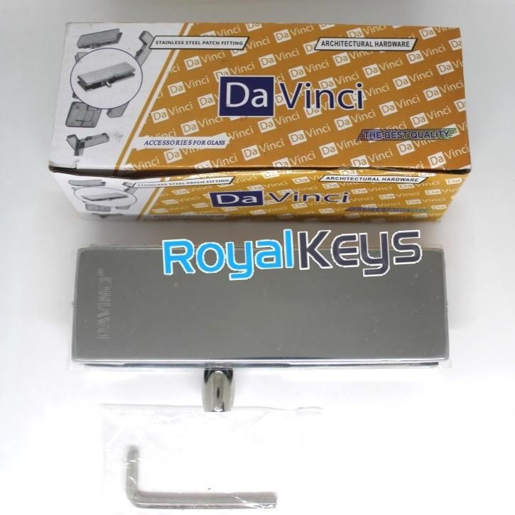 ND Patch Fitting Davinci PT 30 Penjepit Engsel Pintu Kaca Atas