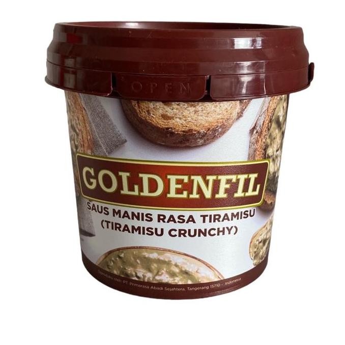 

Produk Baru!! Goldenfil Tiramisu Crunchy 1kg / Selai Tiramisu