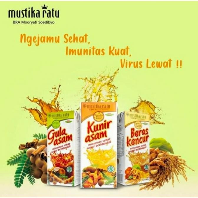 

Produk Baru!! Minuman Mustika Ratu Beras Kencur 200ml Minuman Tradisional
