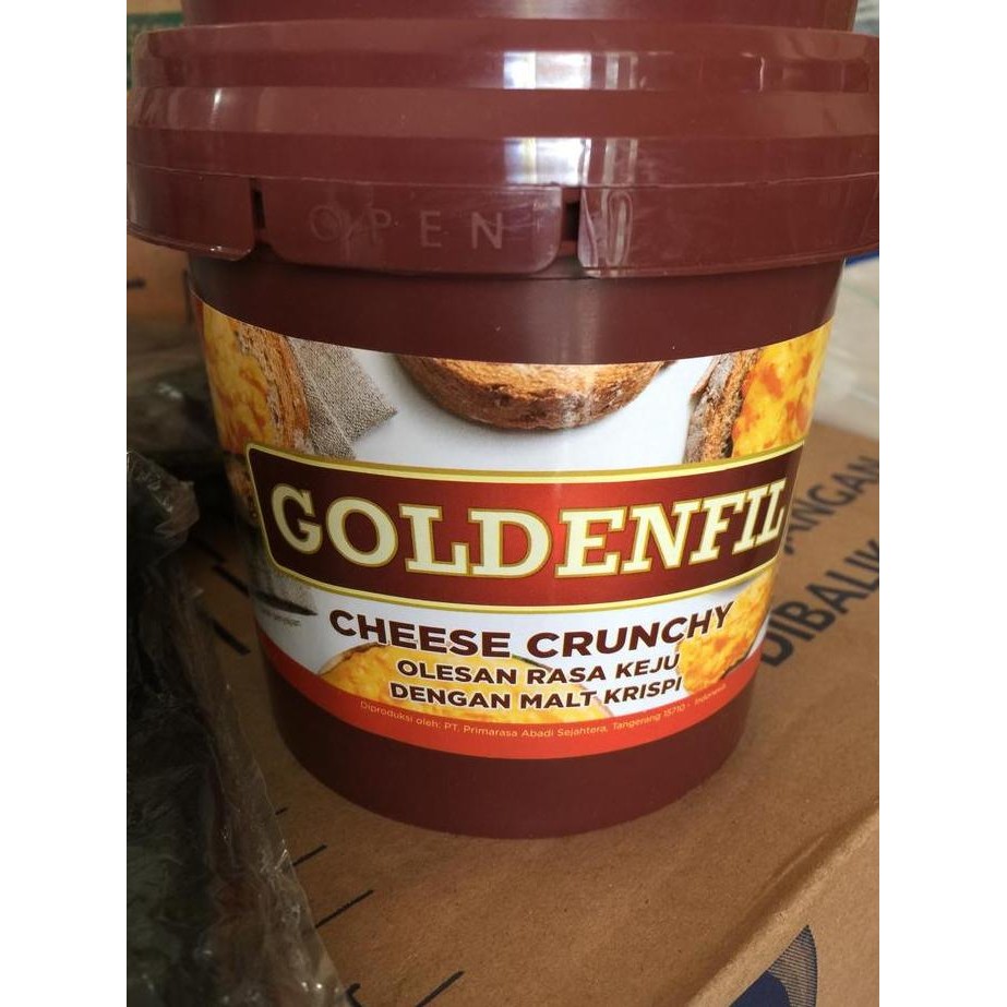 

Produk Baru!! Goldenfil Cheese Crunchy 1 kg Selai Olesan Rasa Keju dan Malt Krispi
