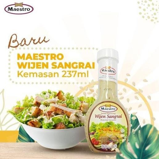 Terlaris Maestro Wijen Sangrai Botol 237 Ml