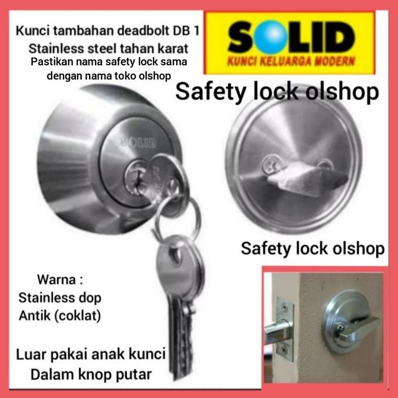 ND Kunci Tambahan Deadbolt DB 1 Solid