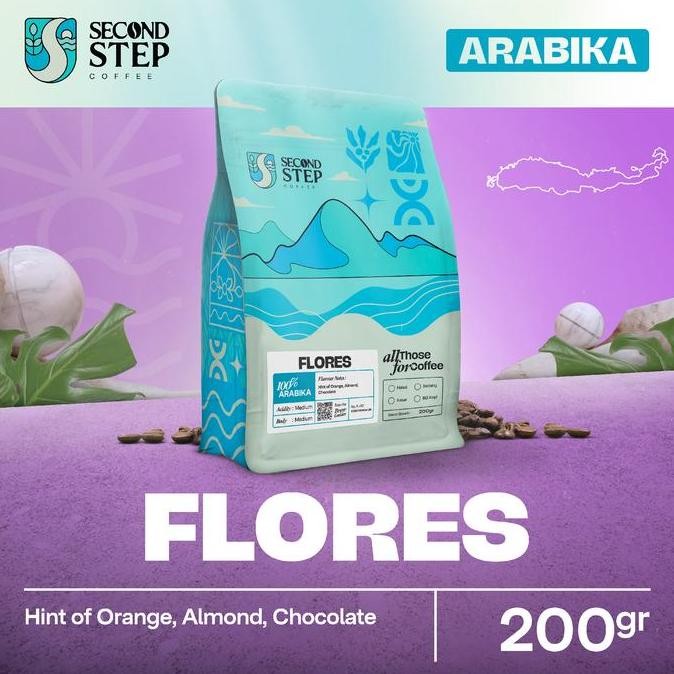 

KOPI ARABIKA FLORES ARABICA COFFEE ROAST BEANS 200GR COFFE BIJI BUBUK TERMURAH