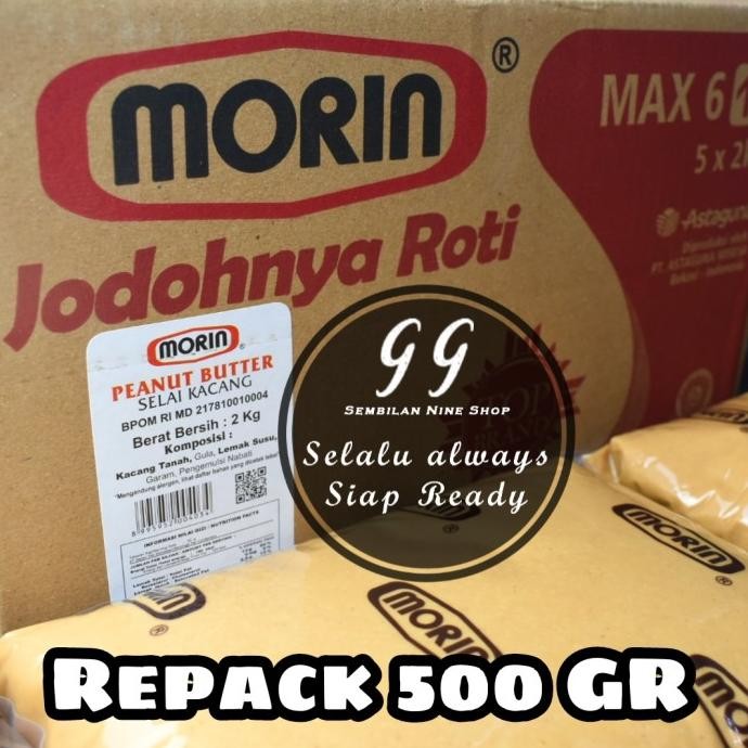 

Produk Baru!! MORIN 500 Gram SELAI Kacang CREAMY PEANUT BUTTER Spread Selay Isian