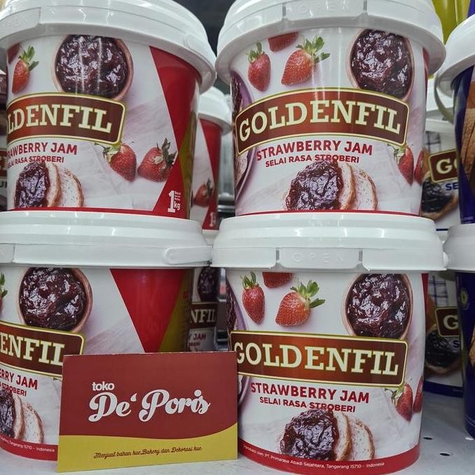 

Produk Baru!! Goldenfil Selai Strawberry 1kg / Strawberry jam