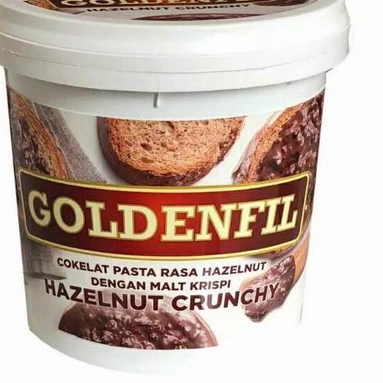

Produk Baru!! goldenfill hazelnut crunchy/ selai goldenfil hazelnut 1kg