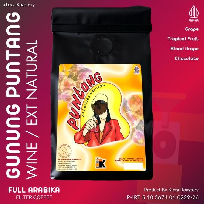 

BIJI KOPI ARABIKA GUNUNG PUNTANG RED WINE 1KG TERMURAH