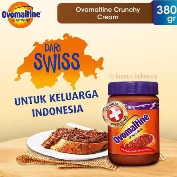 

Produk Baru!! Ovomaltine 380 gram / Selai Cokelat Ovomaltine Crunchy 380gr