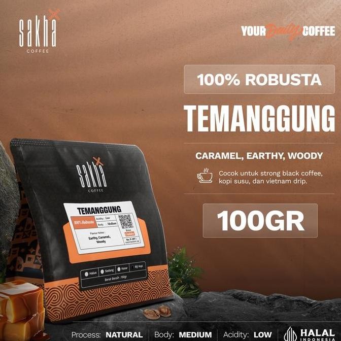 

KOPI ROBUSTA TEMANGGUNG JAVA JAWA COFFEE ROAST BEANS 100GR BIJI BUBUK TERMURAH