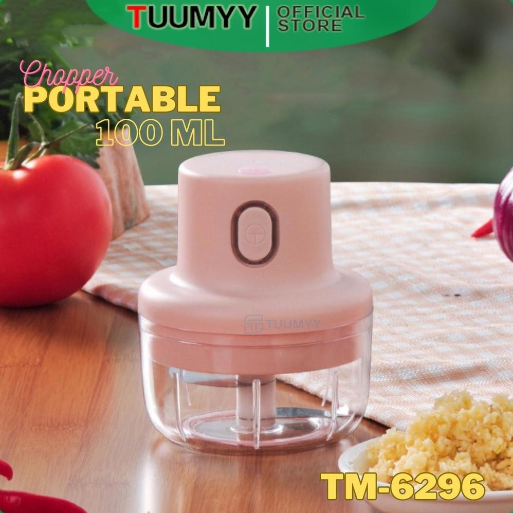 HJK TUMMY [TUUMYY] BLENDER CHOPPER MINI USB 100 ML PORTABEL FOOD GRADE TM-6296 [COD]