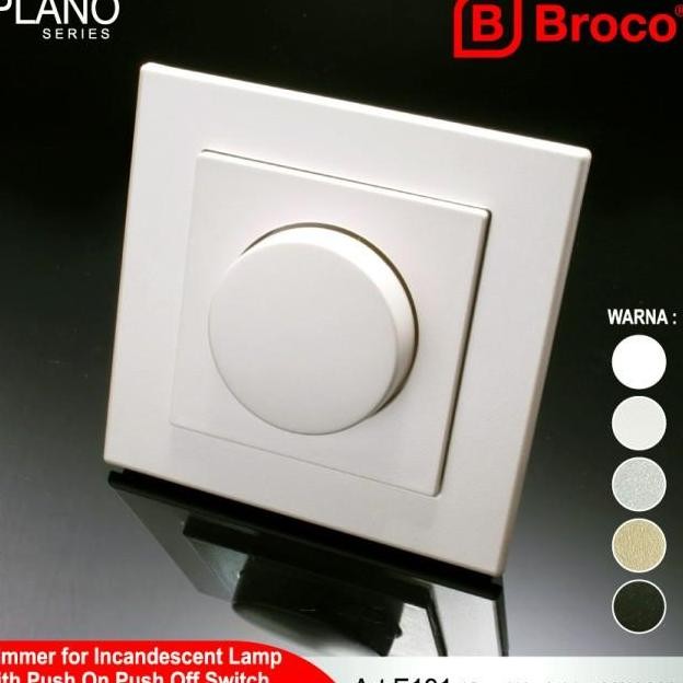 Broco Alar Dimmer Watt Plano Alar Peredup Lampu E191