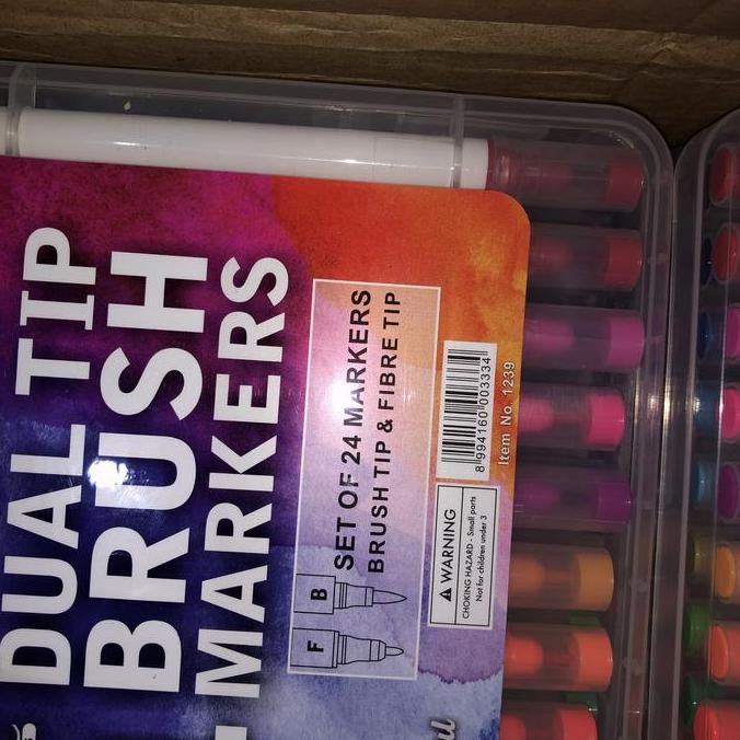 

Brush Pen Isi 24 Warna Merek Bazic Lebih Bagus Dari Joyko Original