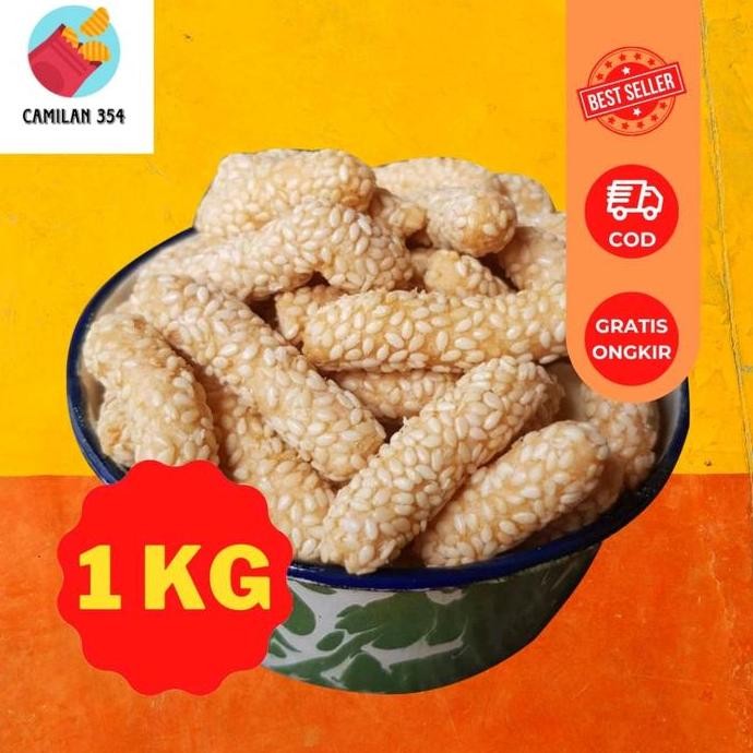 

Terlaris [Kiloan] Keciput Wijen Manis - 1000Gr / Kue Kering Goreng Renyah 1Kg