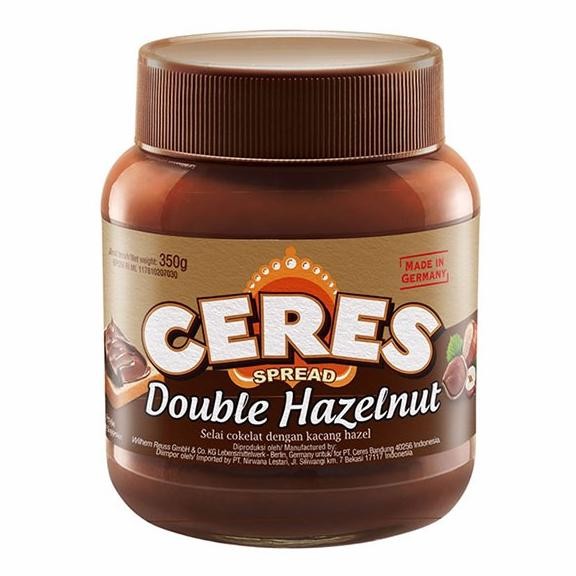 

Produk Baru!! CERES SPREAD CHOCO DOUBLE HAZELNUT 350 GR - SELAI