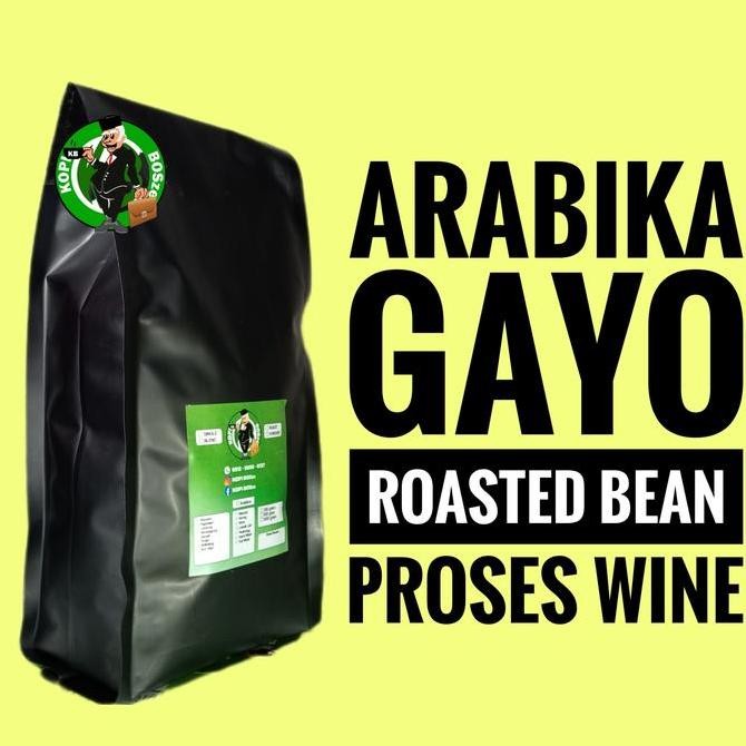 

BIJI KOPI BUBUK ARABIKA ACEH GAYO WINE 1 KG PREMIUM ROASTED BEAN TERMURAH