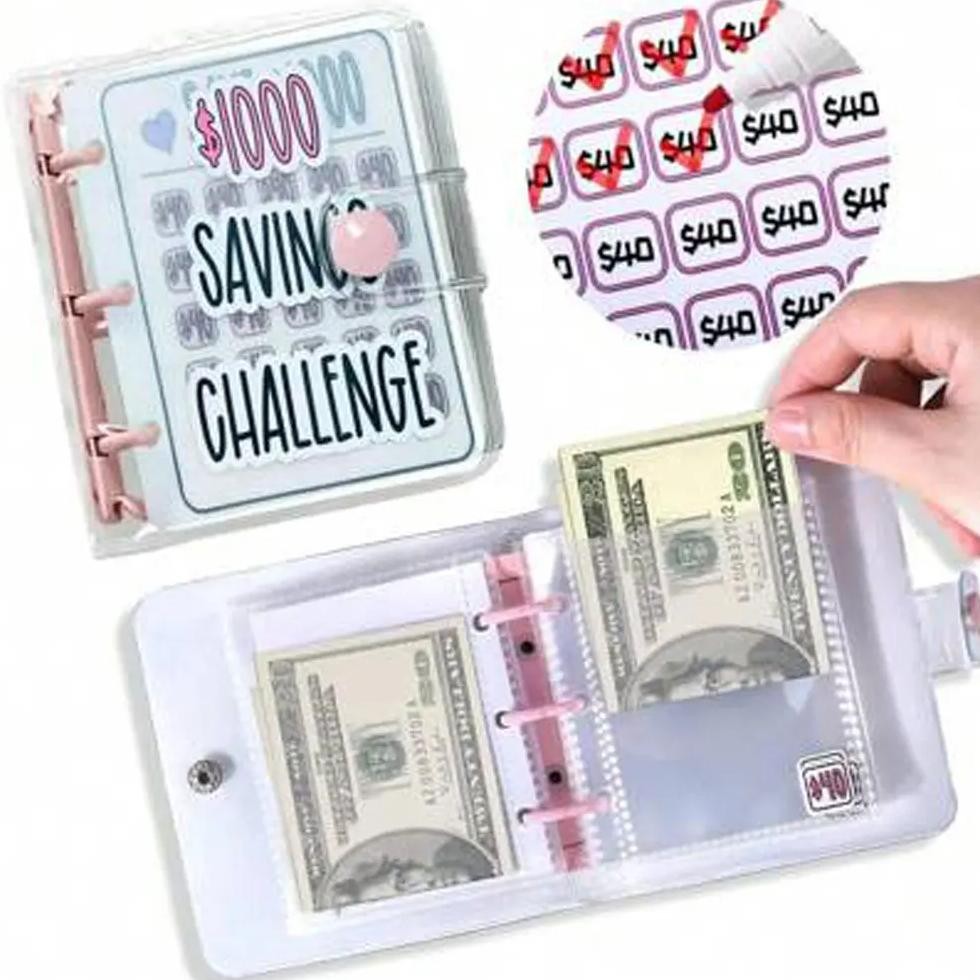 

1000 Savings Challenge Binder , Money Saving Binder, Savings Challenges Book With Envelopes, Envelope Savings Challenge, Mini Bu