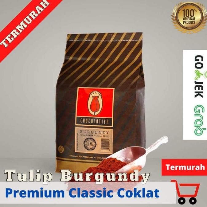 

Cokelat Bubuk Tulip Burgundy Pure Light Coklat Tulip 500 g |1 kg