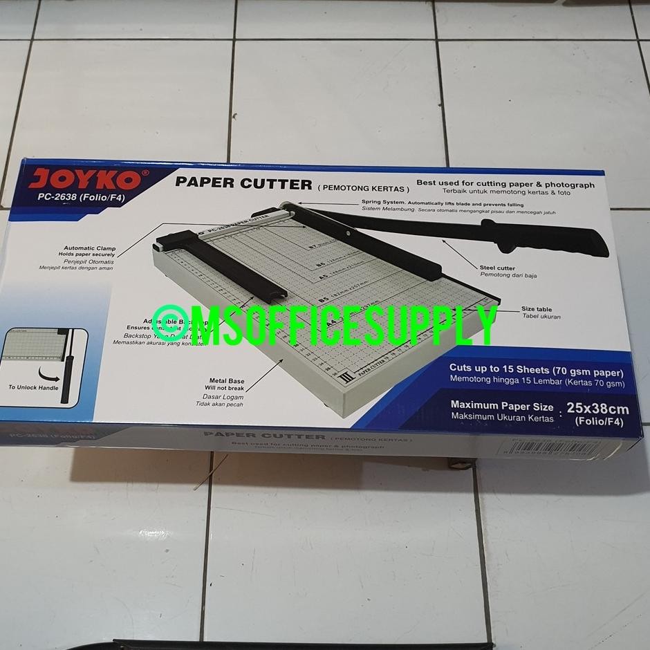 

Pemotong Erta R Cutter F4 Folio Joyo Letter 2638 Cm Pc 2638