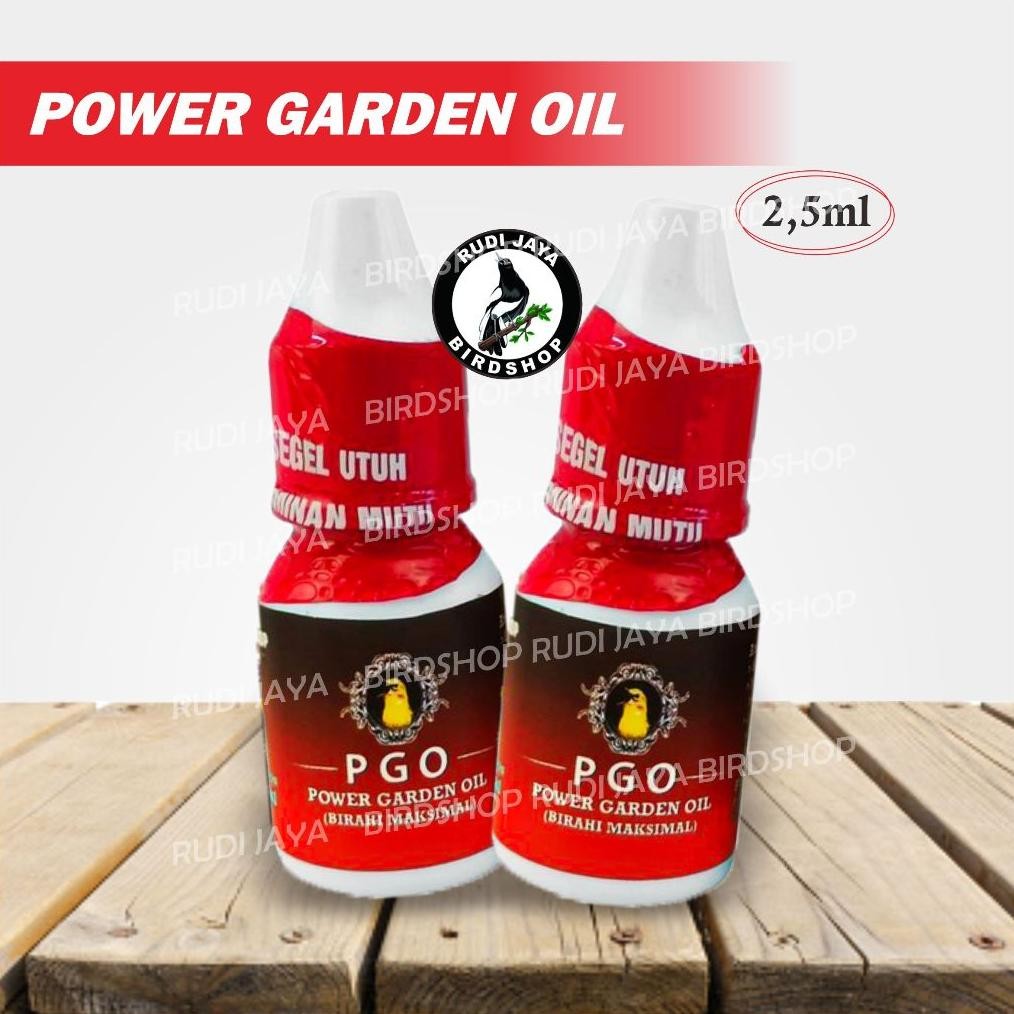Wdr-75 Jh85 Pgo Power Garden Oil Pendongkrak Birahi Penggacor Instan Doping Vitamin Burung Pleci Nai