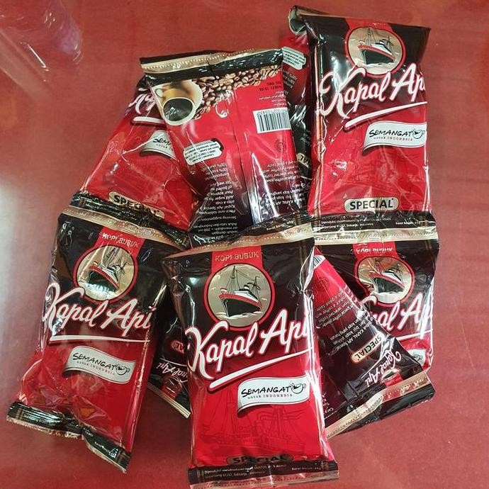 

Kopi Bubuk Kapal Api Special 65 Gram - 1 Renceng isi 10 Pcs Sachet