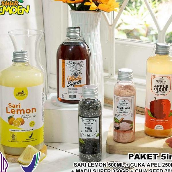 

Paet Deto 5In1 Paet Hemat Cua Apel Ari Lemon Chia Eed Madu Hutan Garam Himalaya