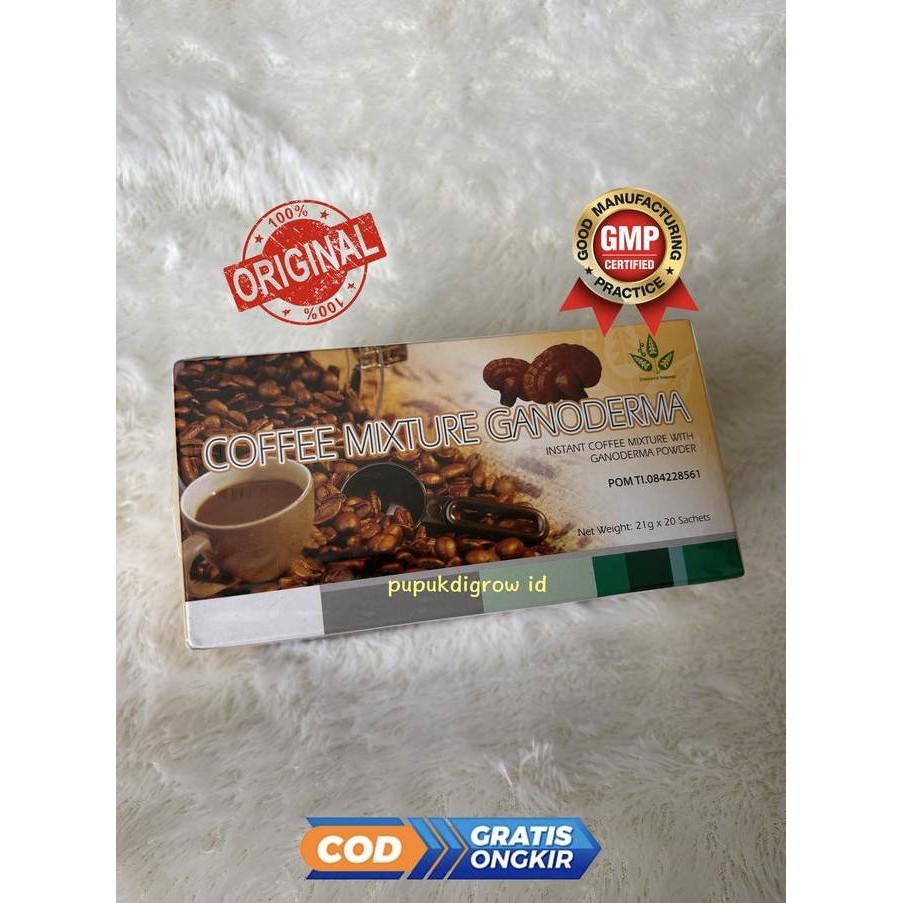 

KOPI GANODERMA / GANO COFFEE isi 20 sachet Cream Gula Serbuk Minuman Susu Bubuk Drink