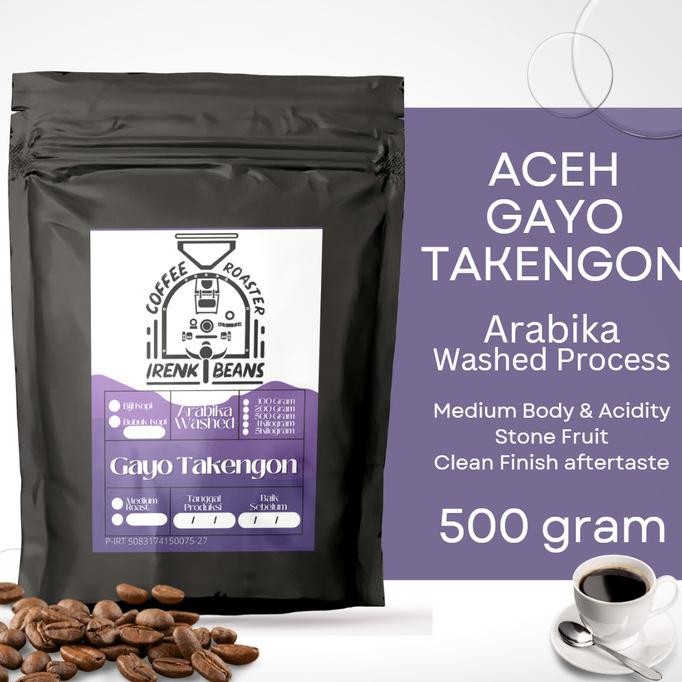 

Kopi Arabika Gayo Takengon 500 g Biji Bubuk