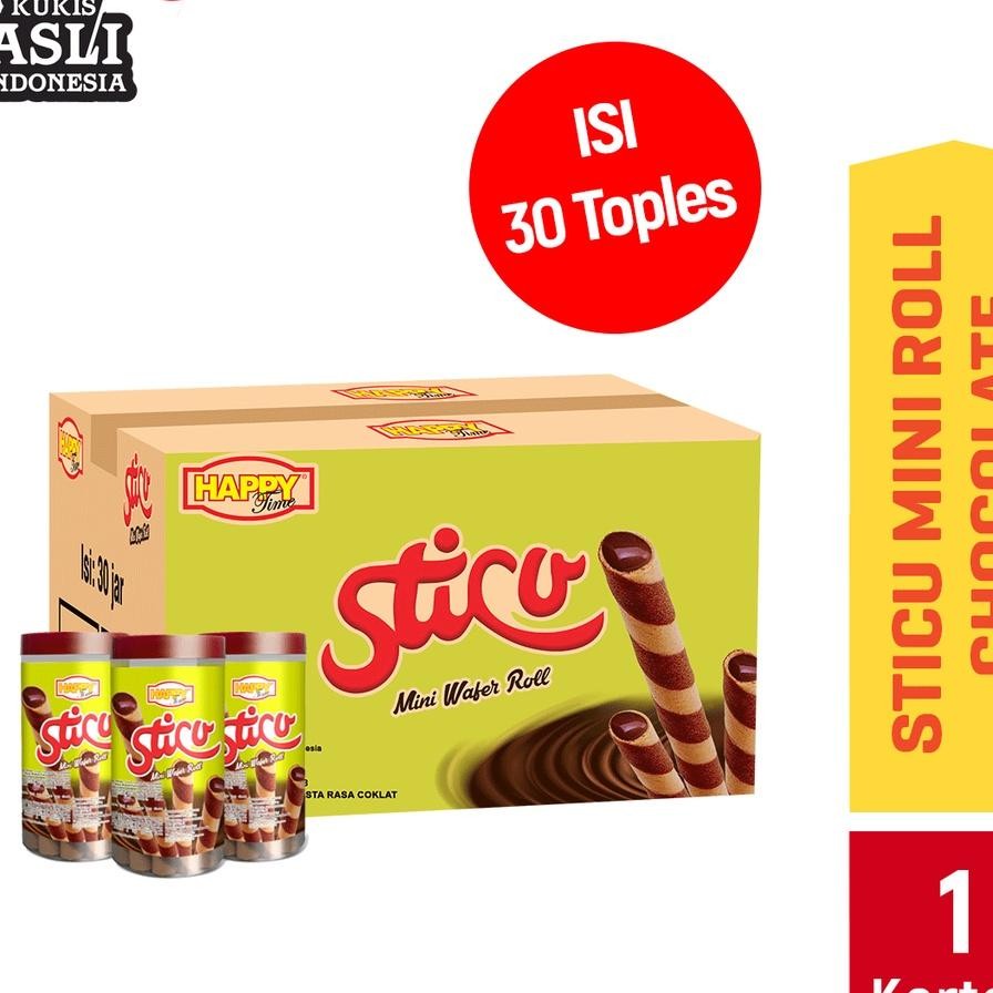 

Happy Time Ator Ticu Wafer Ni Roll Chocolate 1 Arton Ii 30 Tople